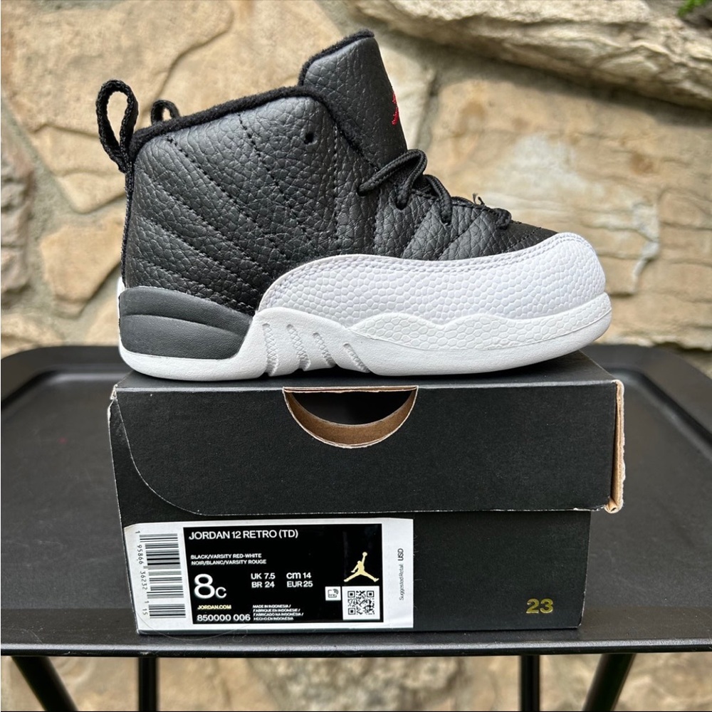 Air Jordan 12 “Playoffs” 2022 Size 8c Toddler